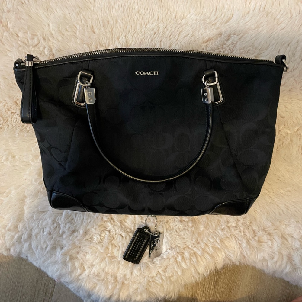 Coach Signature Print Purse